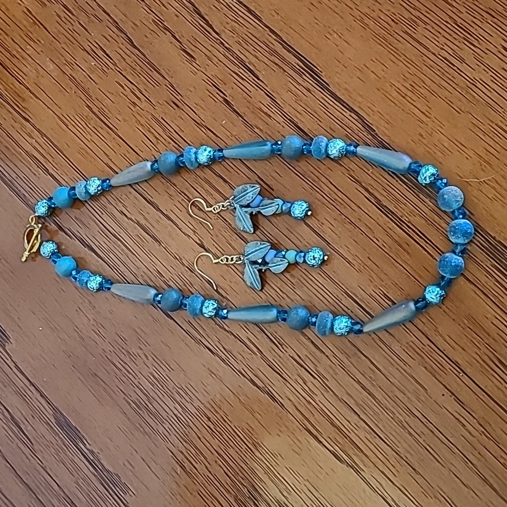 Necklace & Earring Set 16in